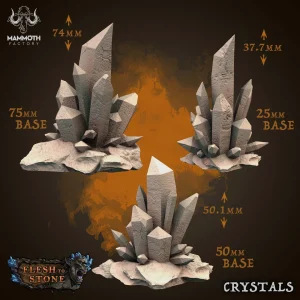 Crystals and Totem - Flesh to Stone - 32mm Scale - Mammoth Factory