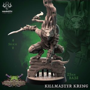 Killmaster Kreng - Vermin Horde - 32mm Scale (25mm Base) - Mammoth Factory