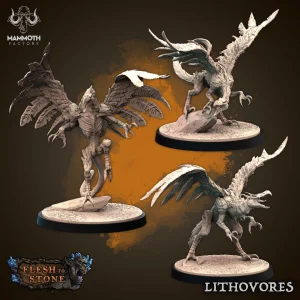 Lithovore - Flesh to Stone - 32mm Scale (50mm Base) - Mammoth Factory