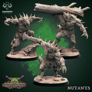 Sewer Mutants-Vermin Horde-32mm Scale(50mm Base)-Mammoth Factory