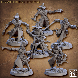 Demon Hunters - Requiem Demon Hunters - 32mm Scale - Designed by Artisan Guild