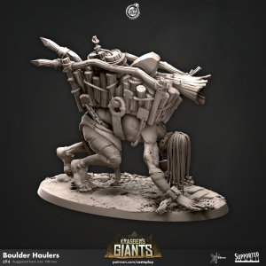 Boulder Haulers - Kraggers Giants - 80mm Height (100mm Base) - CastNPlay