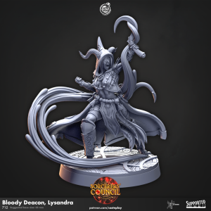 Bloody Deacon, Lysandra - (35mm Base) - Sorcerers' Council - CastNPlay
