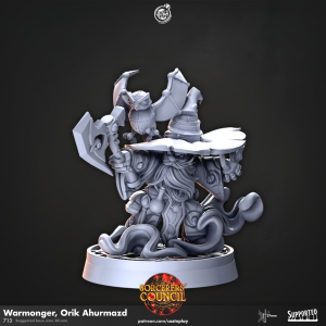 Warmonger, Orik Ahurmazd - (30mm Base) - Sorcerers' Council - CastNPlay