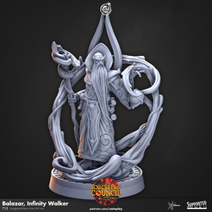 Balazar, Infinity Walker - (35mm Base) - Sorcerers' Council - CastNPlay