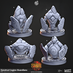 Construct Legion Guardians - (60mm Base) - Sorcerers' Council - CastNPlay