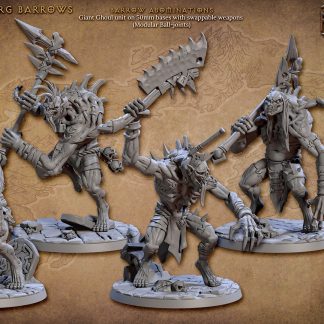 Barrow Abominations - Horrors of Rodburg Barrows - 32mm Scale - Designed by Artisan Guild