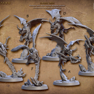 Gorge Imps - The Demon King Spawn - 32mm Scale - Designed by Artisan Guild