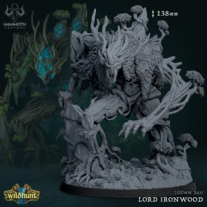 Lord Ironwood (Treant) - Wild Hunt II - 32mm Scale (100mm Base) - Mammoth Factory