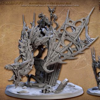 Morbithrax the Fire Grave - Horrors of Rodburg Barrows - 32mm Scale (100mm Base) - Designed by Artisan Guild