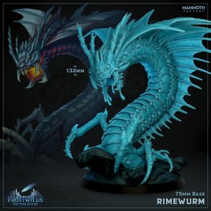 Rimewurm - Frostwilds IV - 32mm Scale (75mm Base) - Mammoth Factory