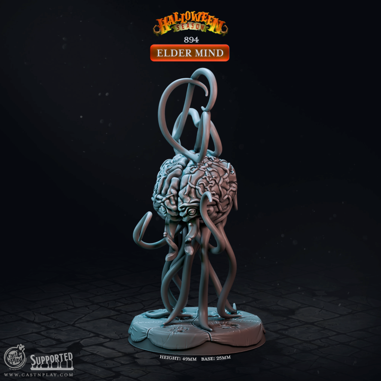Elder Mind - Halloween Season - 32mm Scale (25mm Base) - CastNPlay