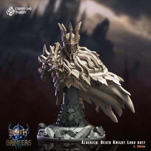 Alberich, Death Knight Lord, Bust - Death Bringers - Display Figurine - CrippledGodFoundry
