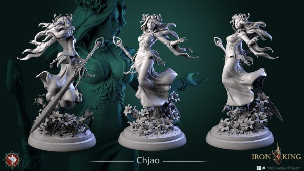 Chjao - The iron King - 32mm/75mm Scale - White Werewolf Tavern