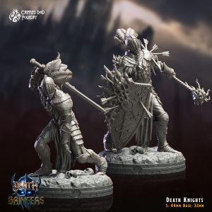 Death Knights - Death Bringers - 44mm Height (32mm Base) - CrippledGodFoundry