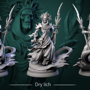 Dry Lich - Dessiccation - 32/75mm Scale - White Werewolf Tavern