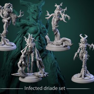 Infected Driade - Dessiccation - 32mm Scale (25mm Base) - White Werewolf Tavern