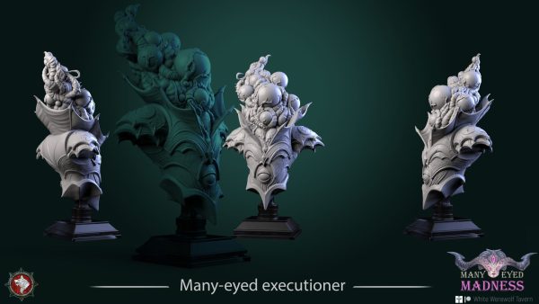 Many-Eyed Executioner, Bust - Many Eyed Madness - 175 Height - White Werewolf Tavern