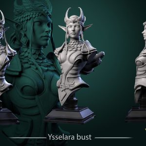Ysselara, Bust - The Young Blood - Display Figurine - White Werewolf Tavern