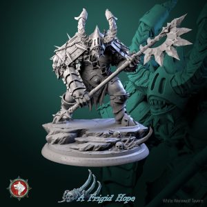 Azrimor, The Frostreaver - A Frigid Hope - 32mm Scale - White Werewolf Tavern