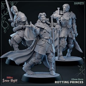 Rotting Princes - Snow Blight  - 32mm Scale (25mm Base) - Mammoth Factory