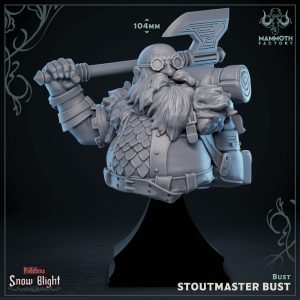Stoutmaster Bust - Snow Blight  - Display Figurine- Mammoth Factory