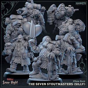 The Seven Stoutmasters (Silly) - Snow Blight  - 32mm Scale (25mm Base) - Mammoth Factory