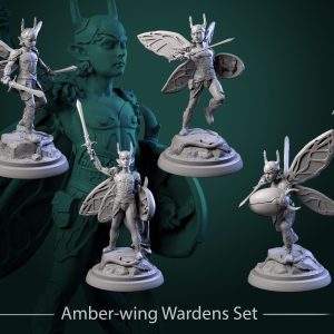 Amber-wing Wardens- Thorns and Whispers - 32mm Scale (25mm base) - White Werewolf Tavern