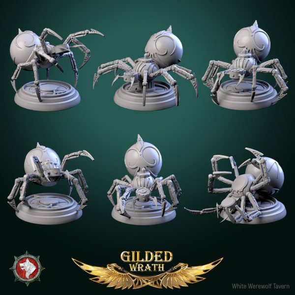 Golden Loom Crawlers - Gilded Wrath - 32mm  - White Werewolf Tavern - Image 2