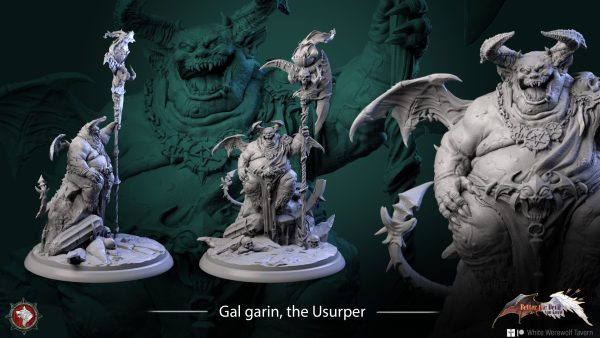 Galgarin the Usurper - Better the Devil You Know - 32mm Scale (50mm Base) - White Werewolf Tavern - Image 5