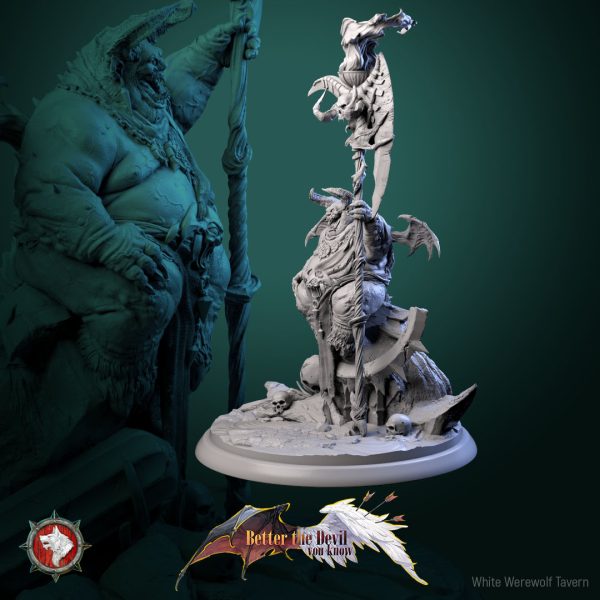 Galgarin the Usurper - Better the Devil You Know - 32mm Scale (50mm Base) - White Werewolf Tavern - Image 4
