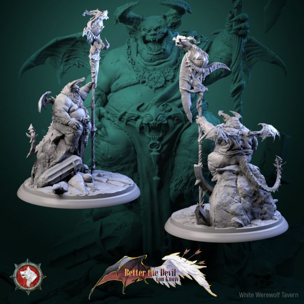 Galgarin the Usurper - Better the Devil You Know - 32mm Scale (50mm Base) - White Werewolf Tavern - Image 3