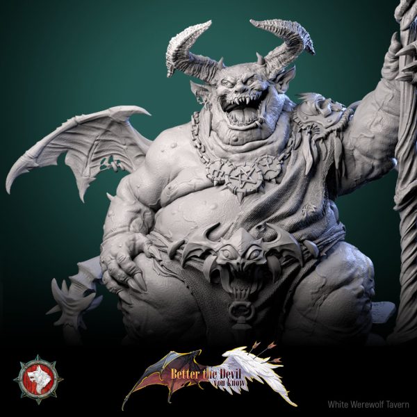 Galgarin the Usurper - Better the Devil You Know - 32mm Scale (50mm Base) - White Werewolf Tavern - Image 2