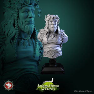Helreginn Thornward, Bust - Sprites, Slimes and Secrets - Display Figurine - White Werewolf Tavern