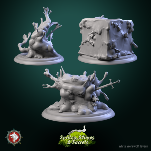 Jelly Set - Sprites, Slimes and Secrets- 32mm Scale (50mm Base) - White Werewolf Tavern