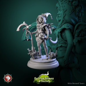 Thimblefolk - Sprites, Slimes and Secrets- 75mm Scale  - White Werewolf Tavern